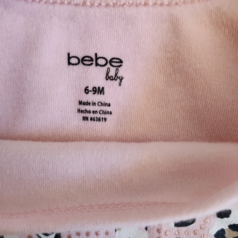 bebe Light Pink Attitude Bodysuit
